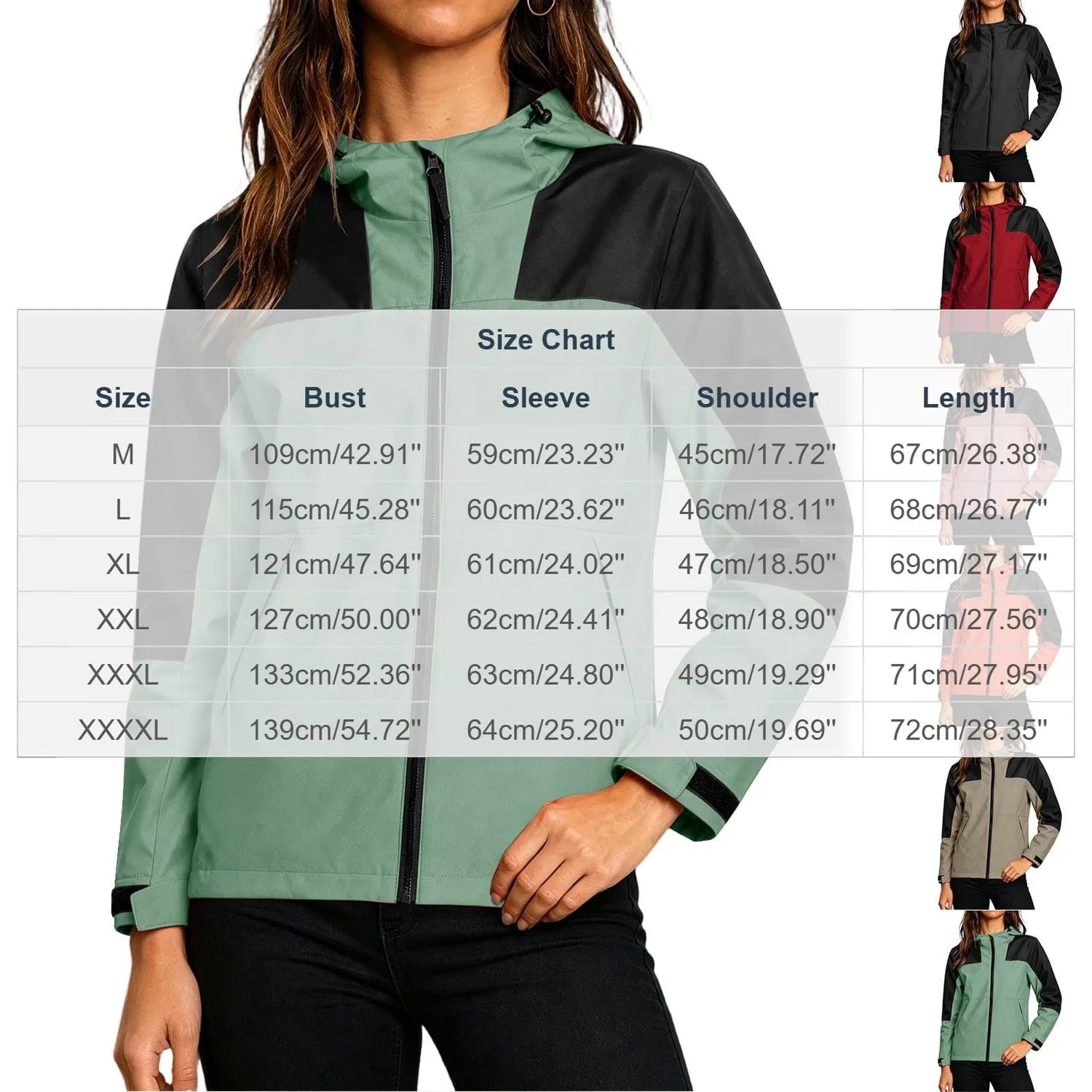Женская ветровка с капюшоном из софтшелла, непромокаемая, rosa — фото 4
