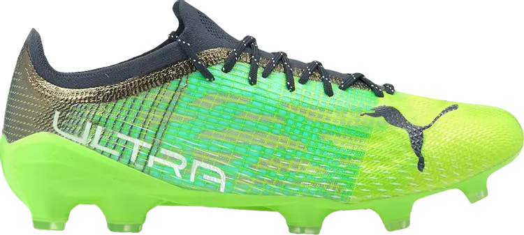 

Бутсы Puma Ultra 1.3 FG AG Green Glare, зеленый