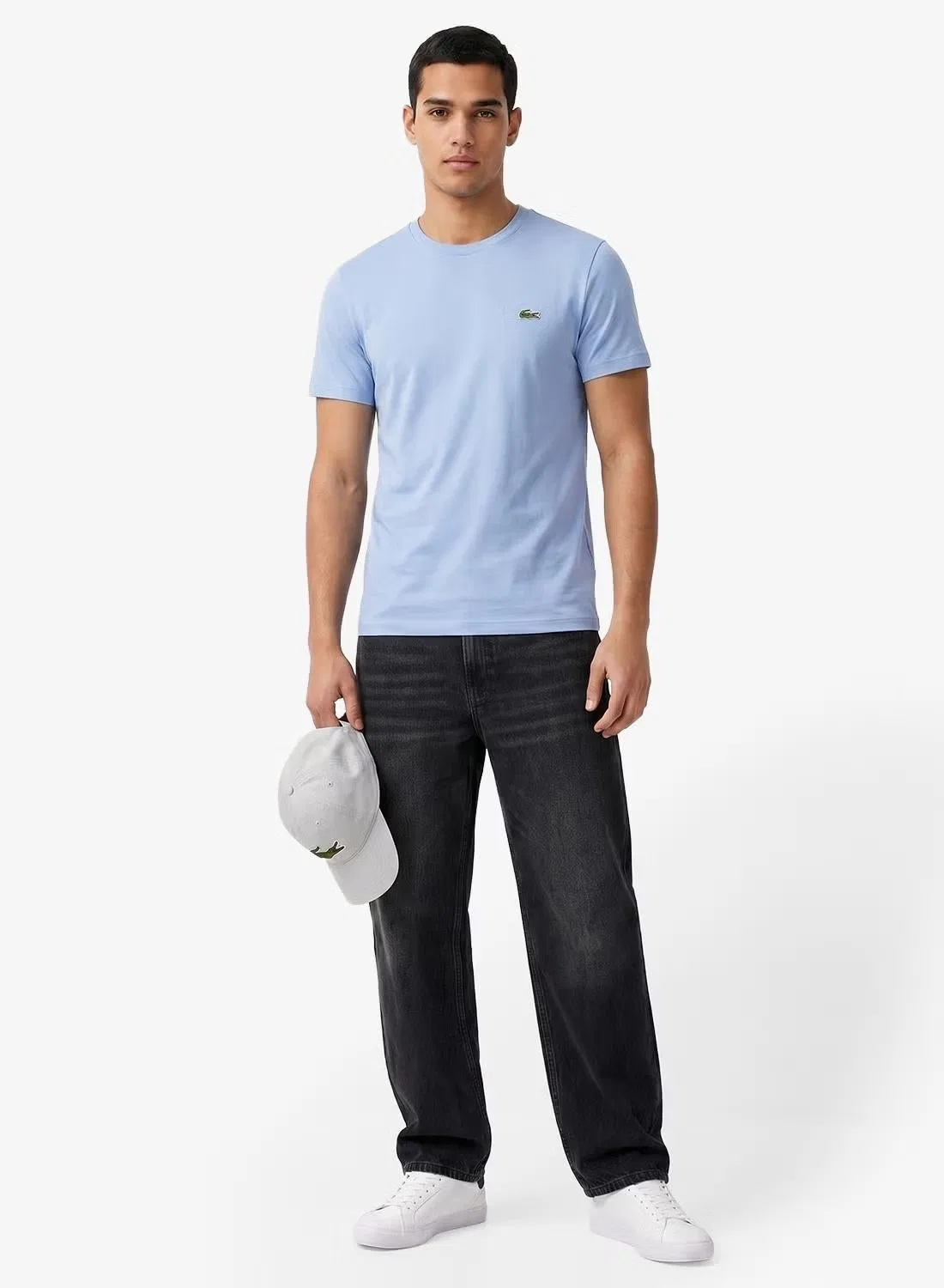 Футболка с круглым вырезом Core essential Lacoste, белый — фото 3