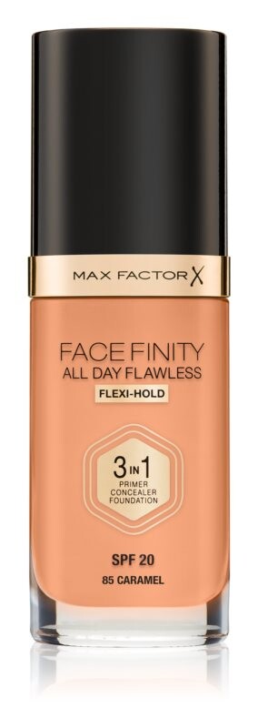 

Тональный крем повышенной стойкости SPF 20 Max Factor Facefinity All Day Flawless, оттенок 85 Caramel 30 мл