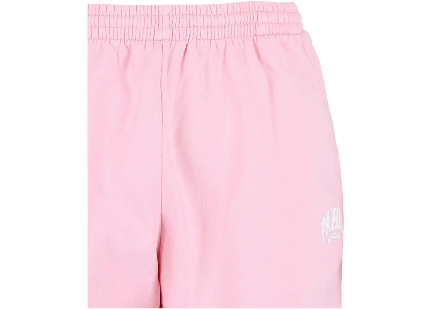Мужские шорты с принтом Sweatshorts Balenciaga, Baby Pink White — фото 3