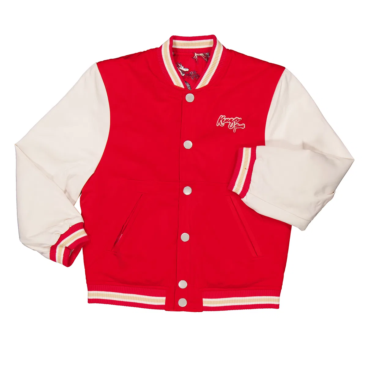 Куртка детская с принтом Kids Reversible Logo-Print Jacket Kenzo, Red