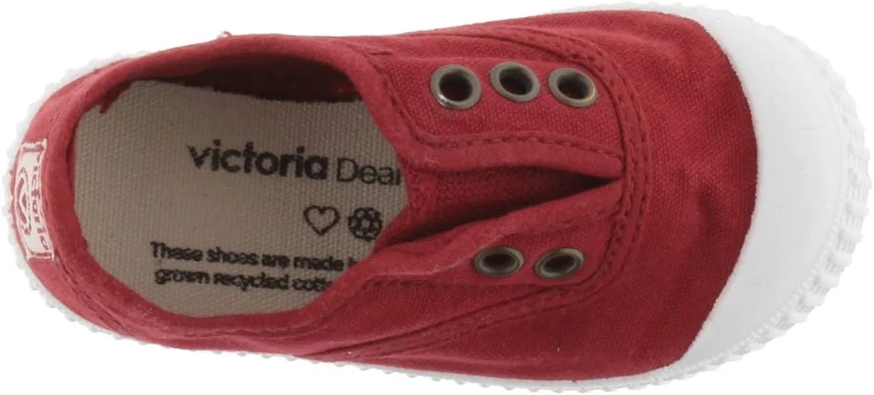 Детские кроссовки из органического хлопка victoria, Red — фото 4