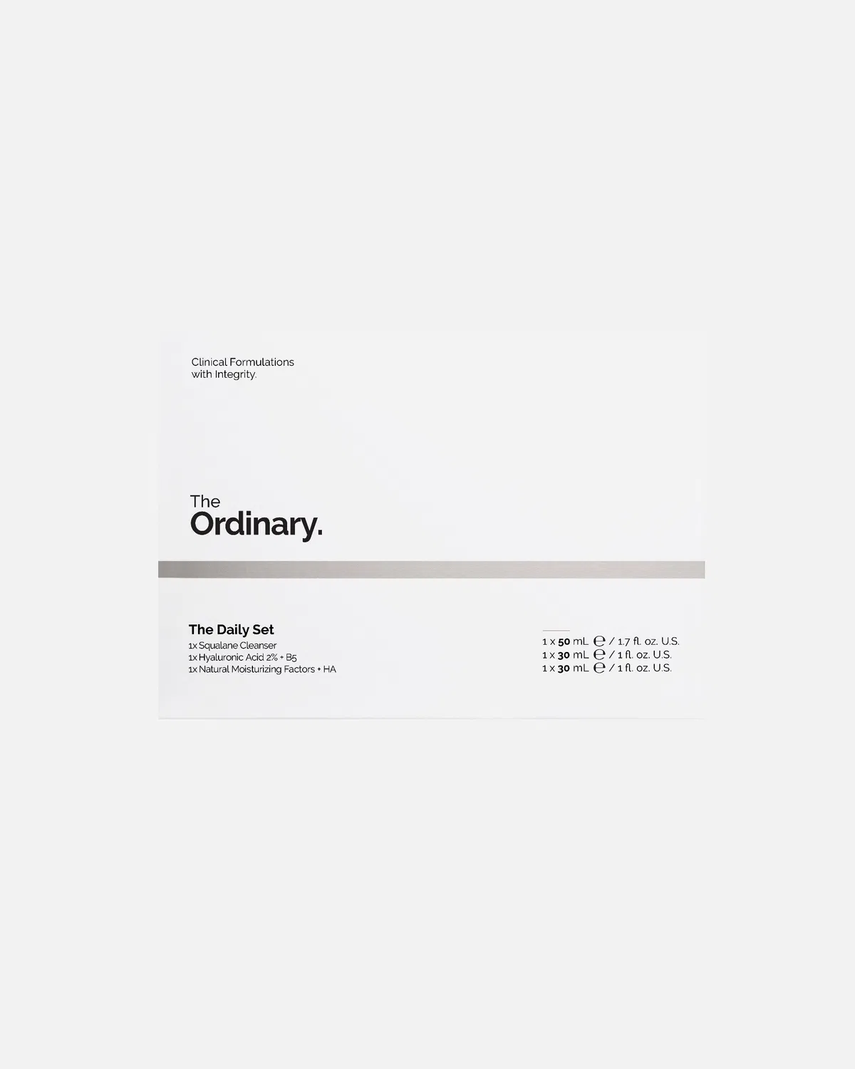 Набор для ухода за лицом - ежедневный набор The Ordinary, The Daily Set — фото 2