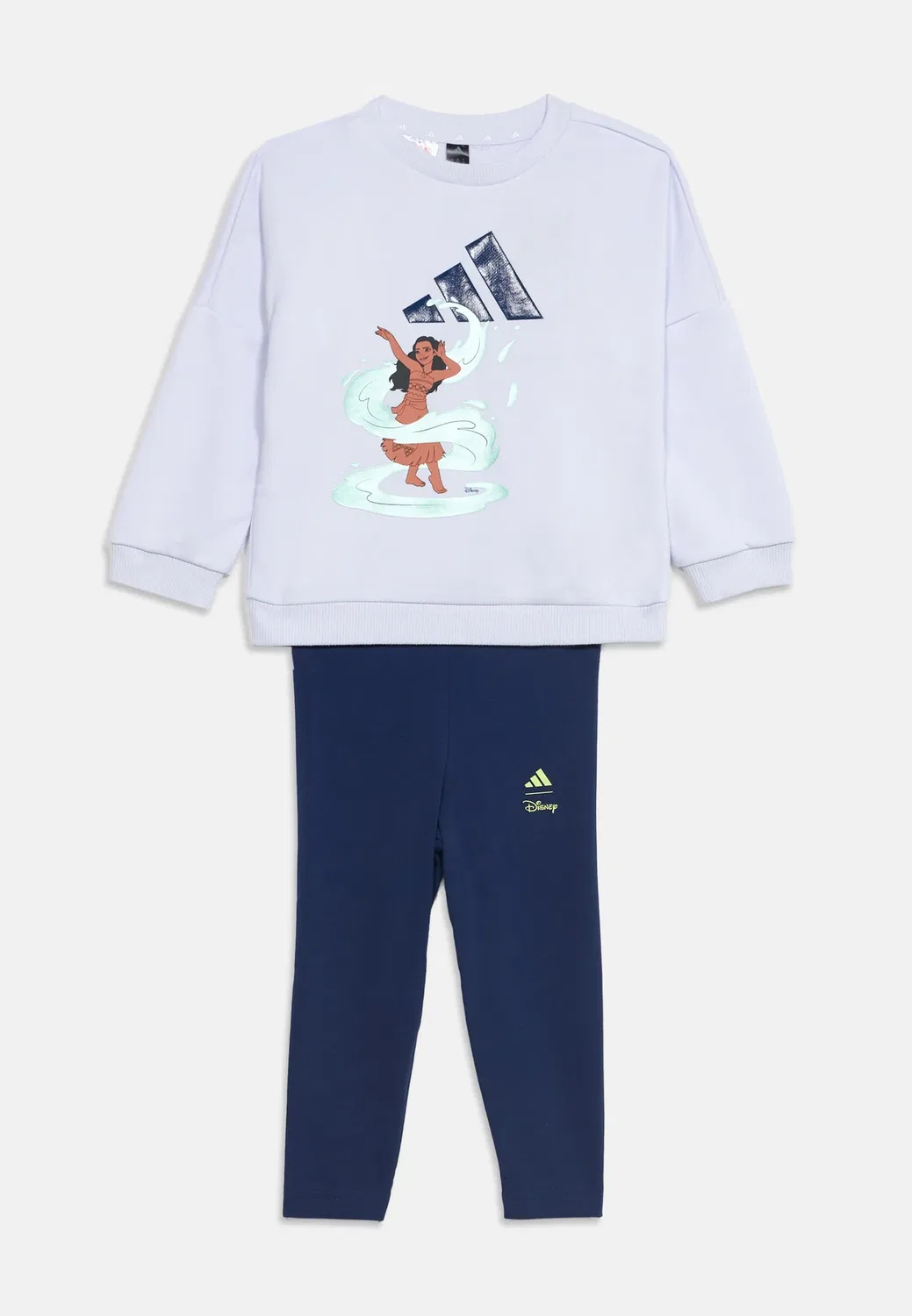 Спортивные штаны Disney Vaiana унисекс Adidas Performance, Frozen Purple/Semi Frozen Lemon
