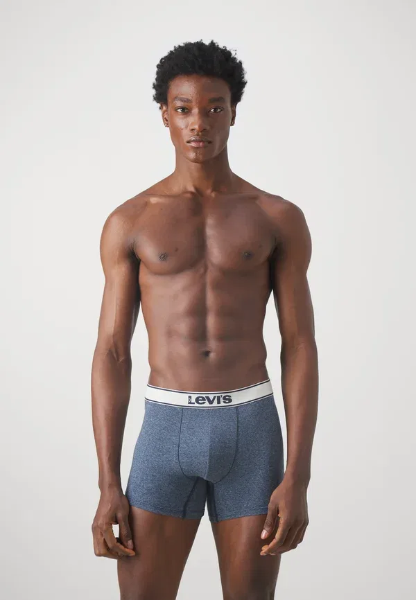 Мужские винтажные трусы-боксеры, комплект из 2 штук Levi'S, темно-синий