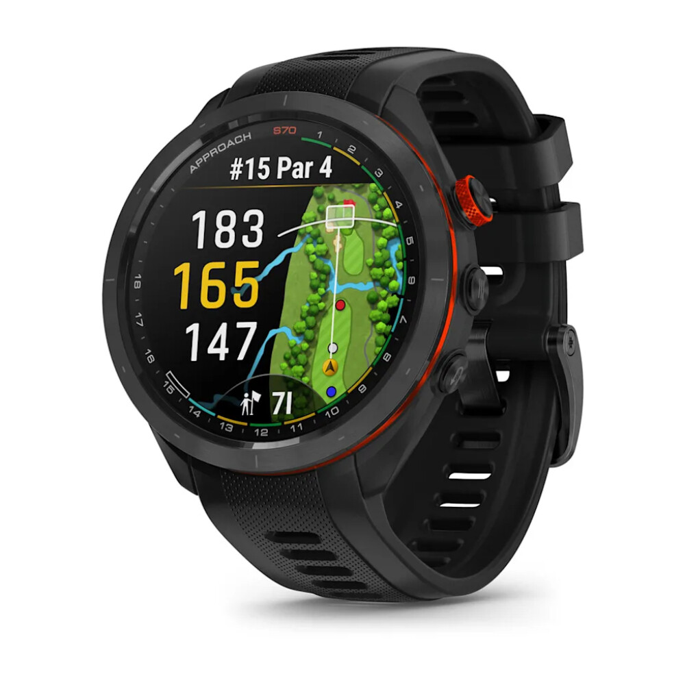 

Умные часы Garmin Approach S70, 1.4", 47 мм, Wi-Fi, черный