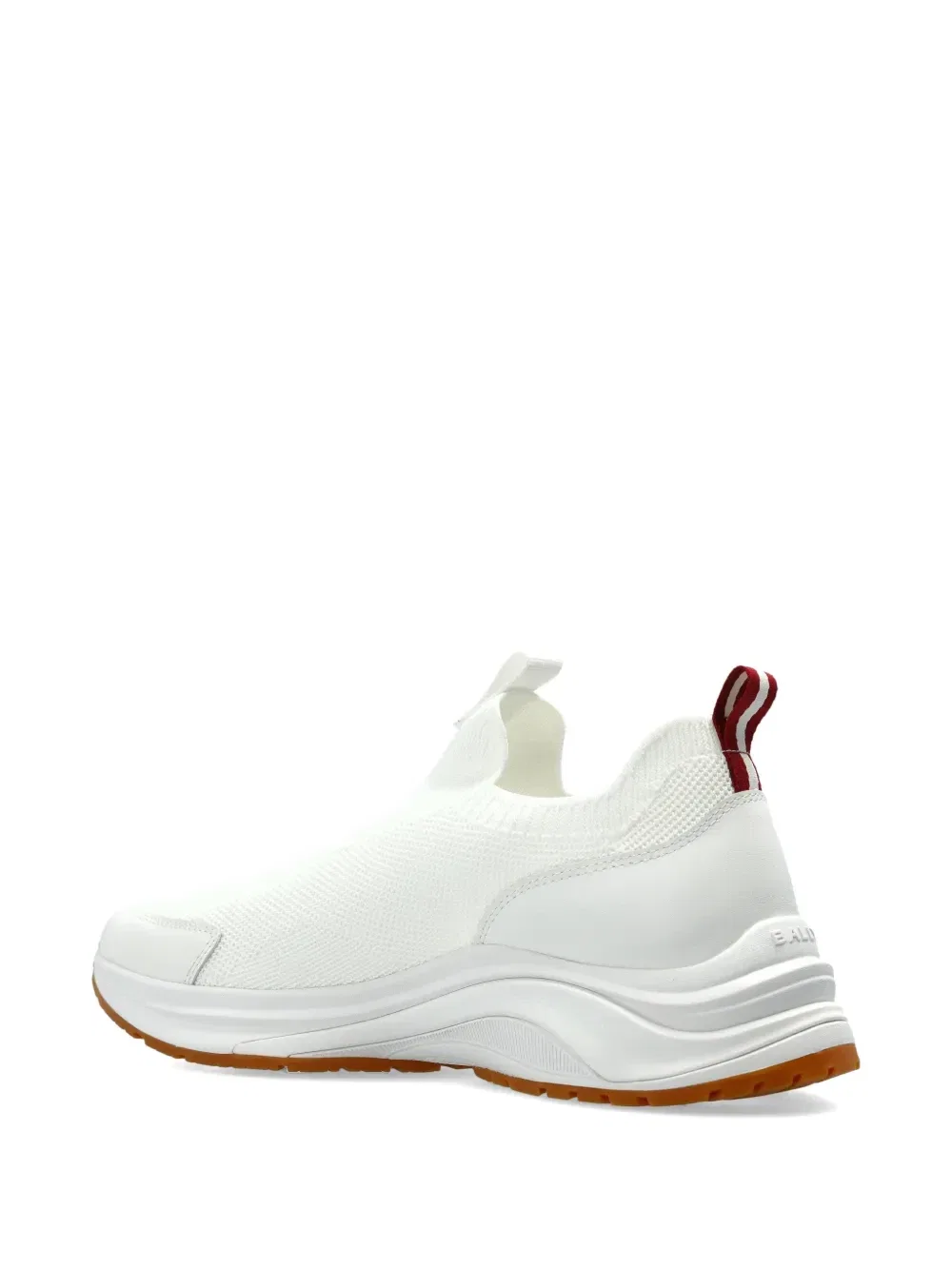 Слипоны с петлей для подтягивания Bally, белый — фото 4