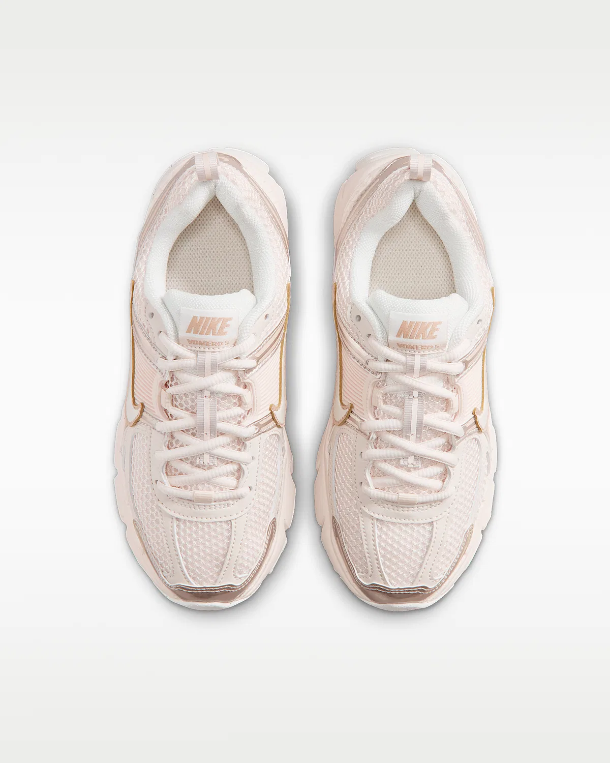 Детские кроссовки с отражающими элементами Nike Vomero 5, Chalk/Sail/Chalk — фото 4