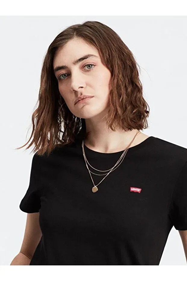 Женская футболка хлопковая Levi'S, Black