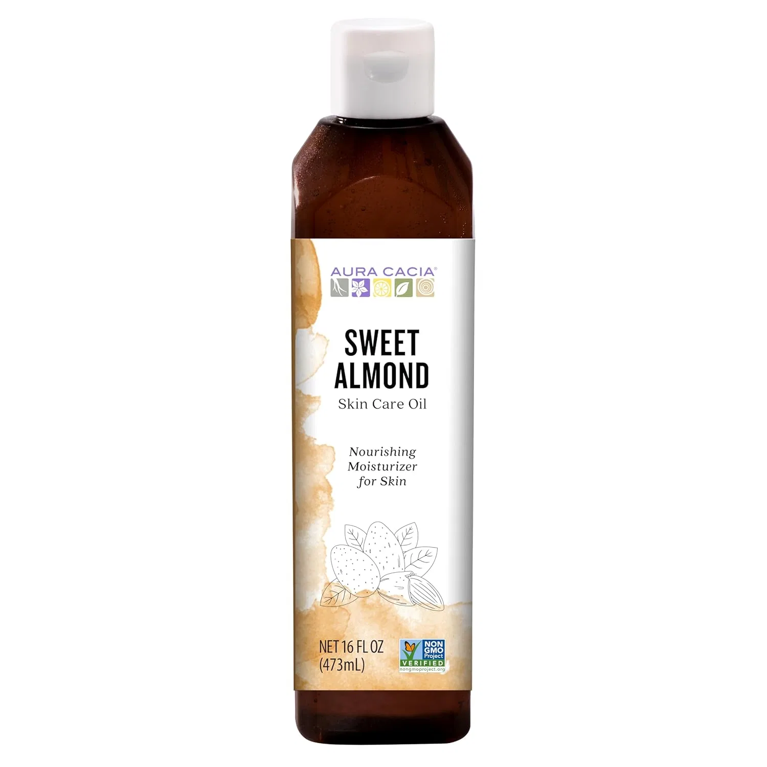 Масло для тела Aura Cacia Sweet Almond, 473 мл