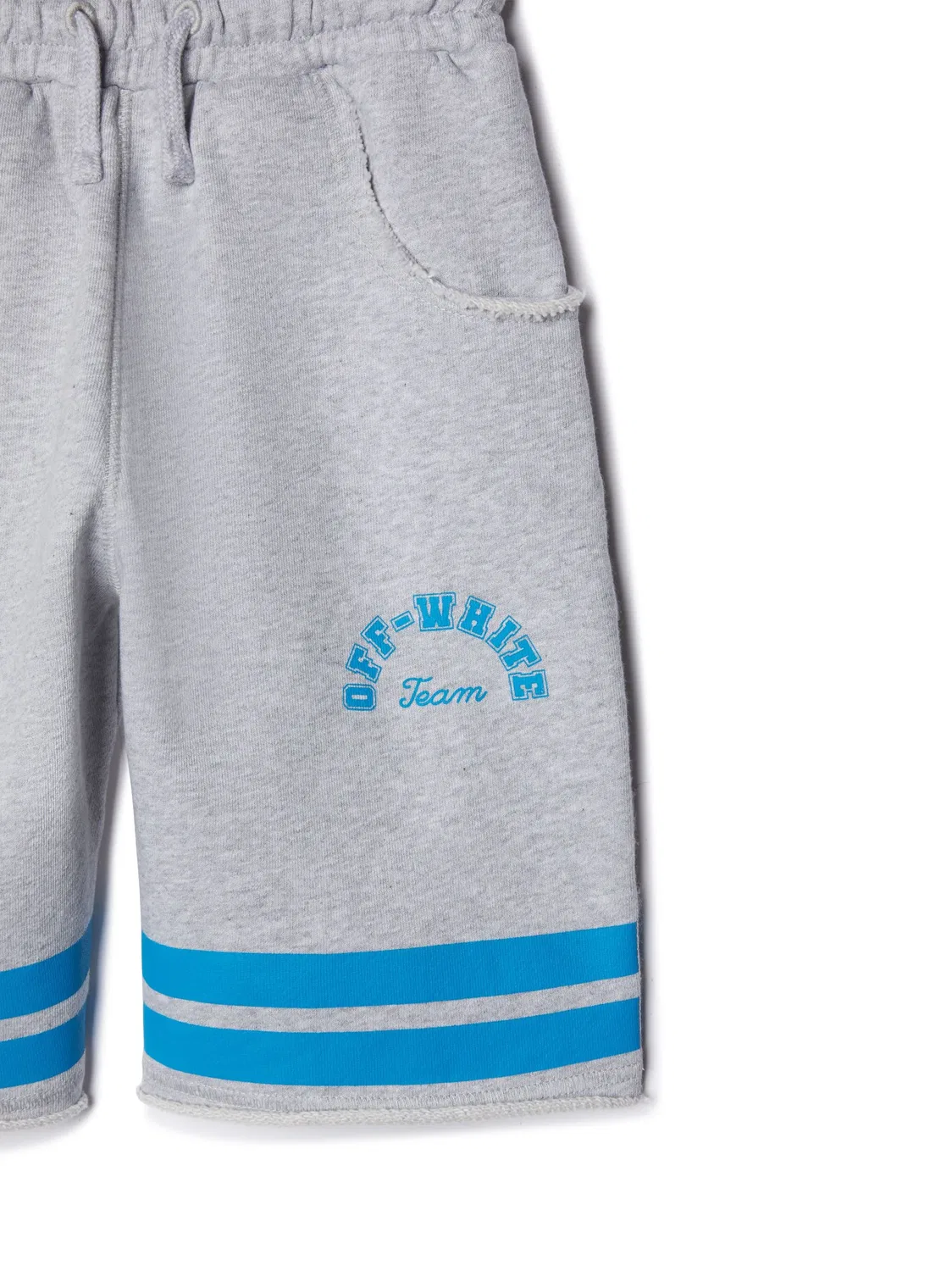 Шорты из хлопка Team 23 OFF-WHITE, серый — фото 2