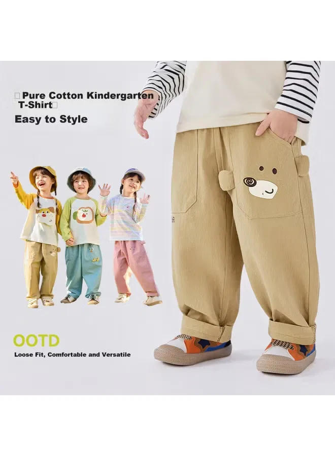 Штаны детские свободные Dudu Doodle Home, розовый — фото 2