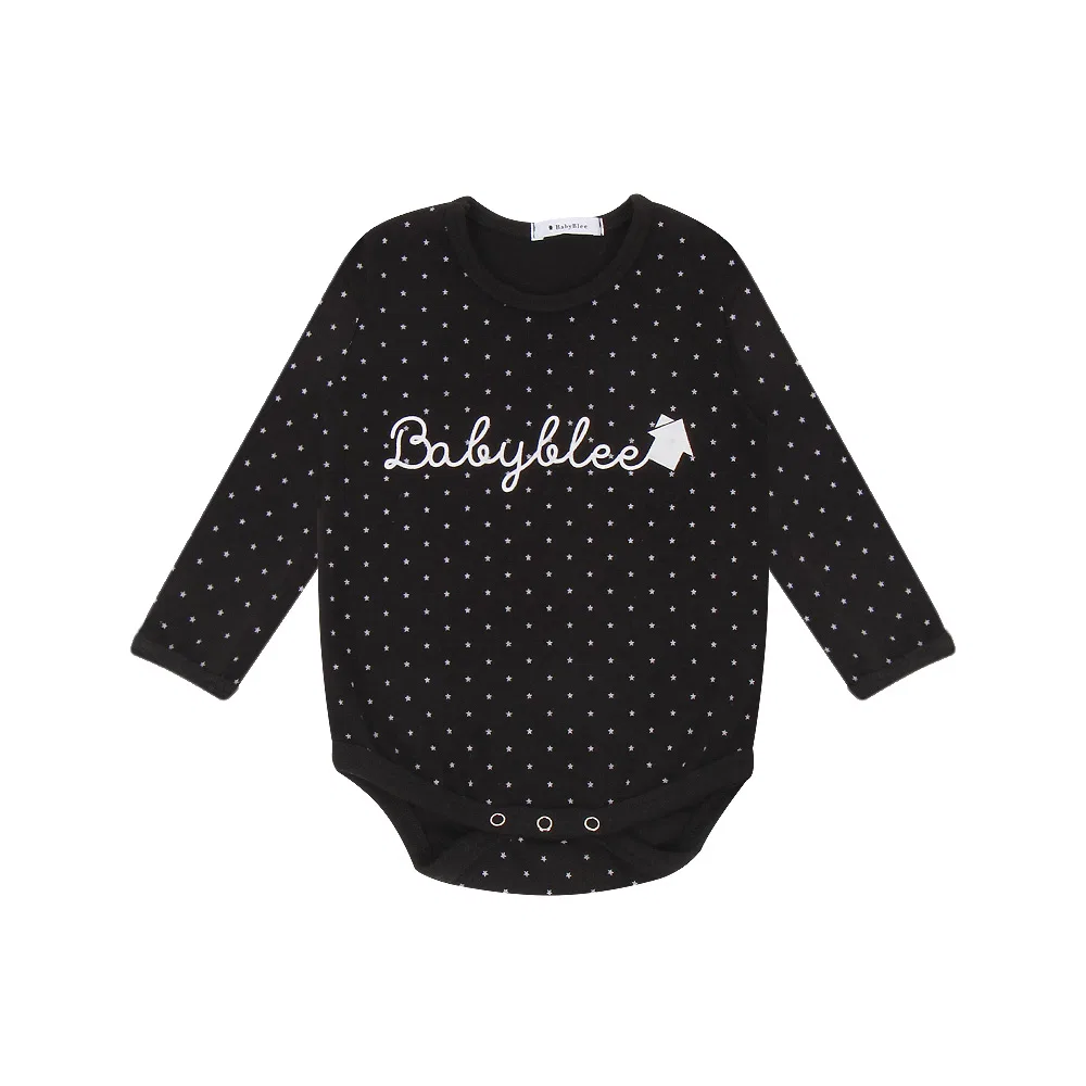 Детский боди-комбинезон хлопковый Stubri BABYBLEE, Black