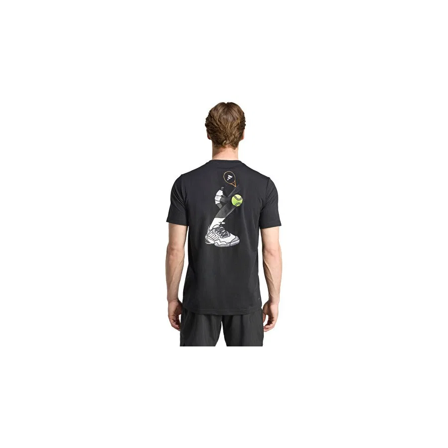 Спортивная футболка с длинным рукавом M Tns Brrcd G T adidas, Черный — фото 2