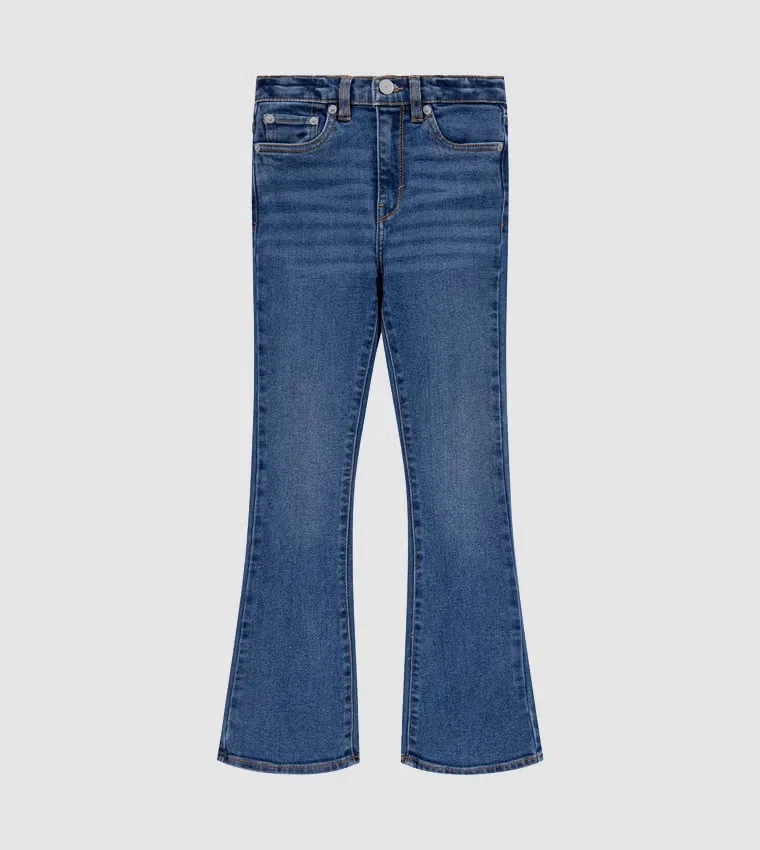 Джинсы с высокой посадкой клеш Levi'S, синий