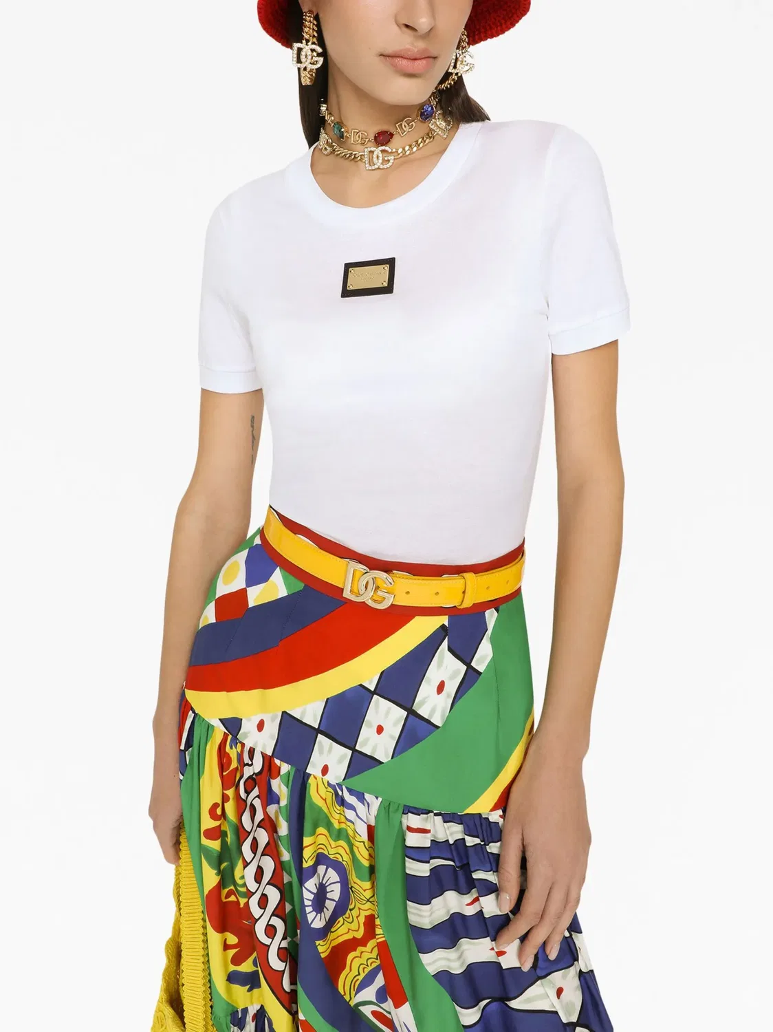 Dolce & Gabbana Футболка Essentials белая — фото 3