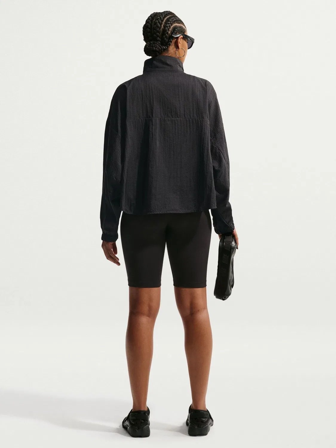 Куртка ветрозащитная Windrunner Nike, черный — фото 4