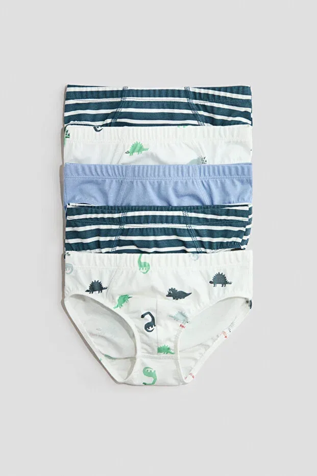 Детские трусы для мальчиков с принтом H&M, Blue Dinosaurs