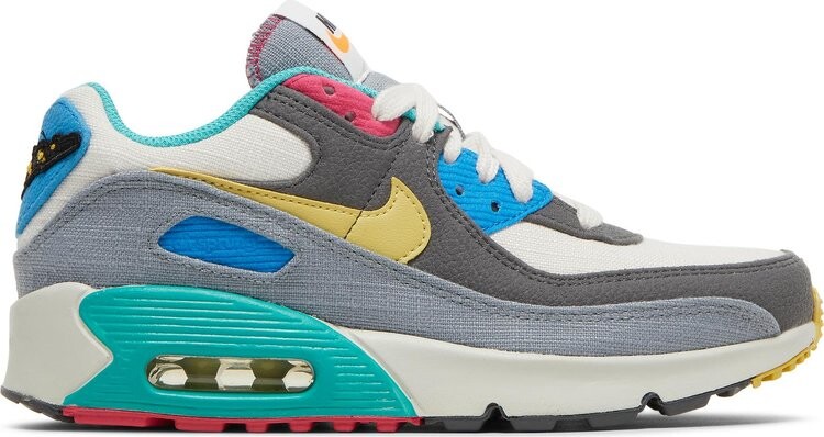 

Кроссовки Nike Air Max 90 GS 'Air Sprung - Iron Grey', серый