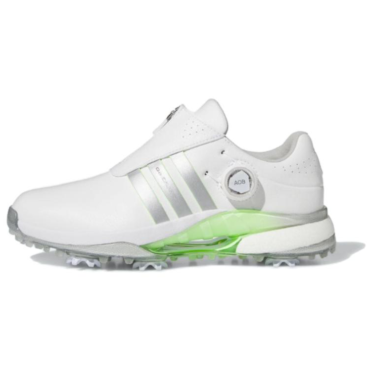 

Adidas Женская сумка-гольф Tour360 24 Boa Microfiber Cloud White Silver Metallic Green Spark