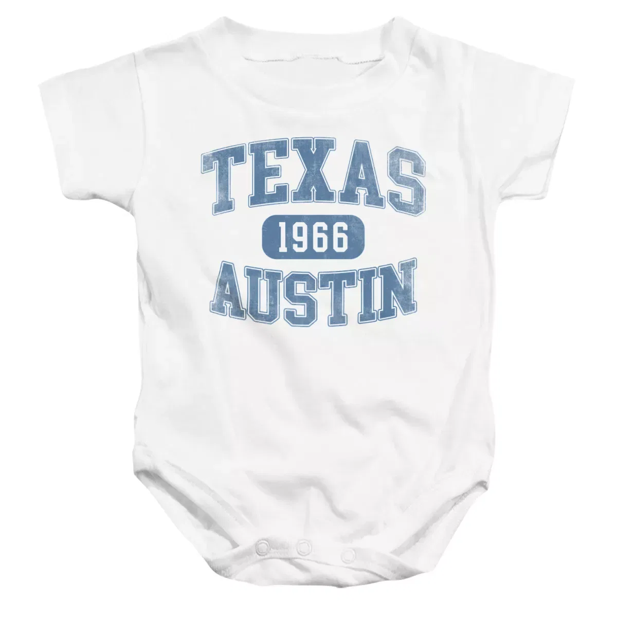 Детское боди-комбинезон с коротким рукавом Austin Texas 1966 LOGOVISION, White