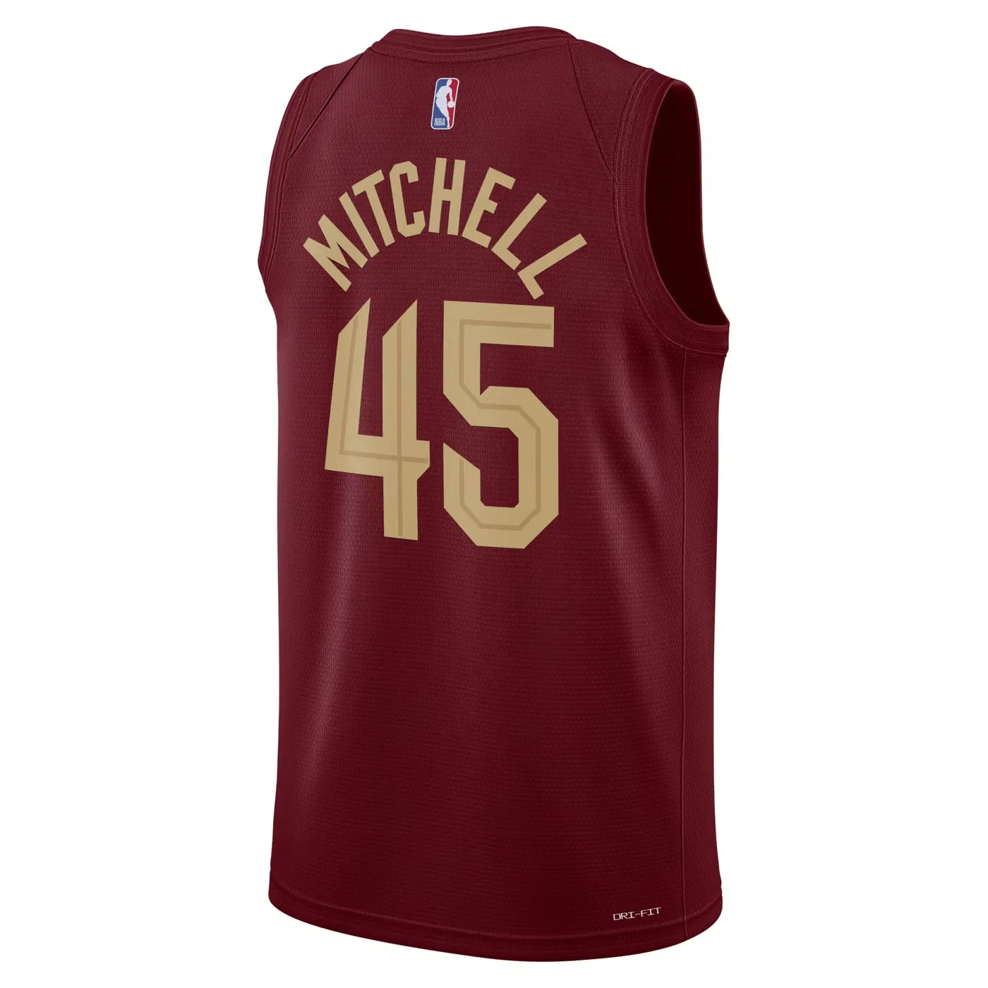 Джерси баскетбольная с принтом Swingman Cleveland Cavaliers Icon Edition Donovan Mitchell Nike, красный — фото 2