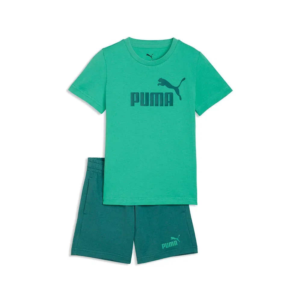 Шапка Puma Ess Nº1 Logo set, зеленый