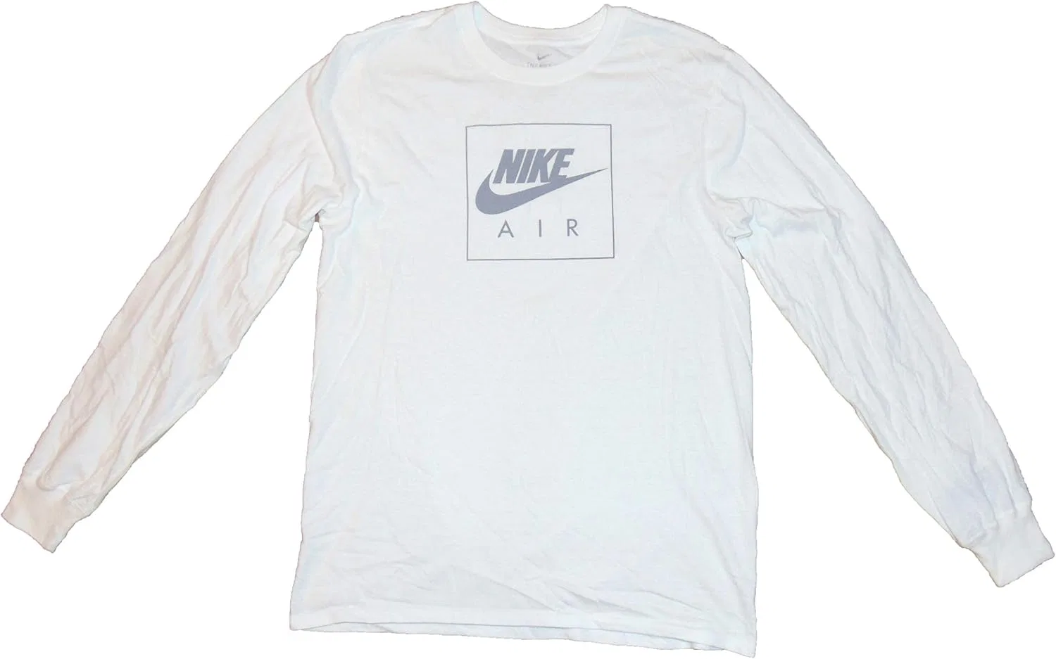 Мужская длинная футболка с графическим принтом Nike, White