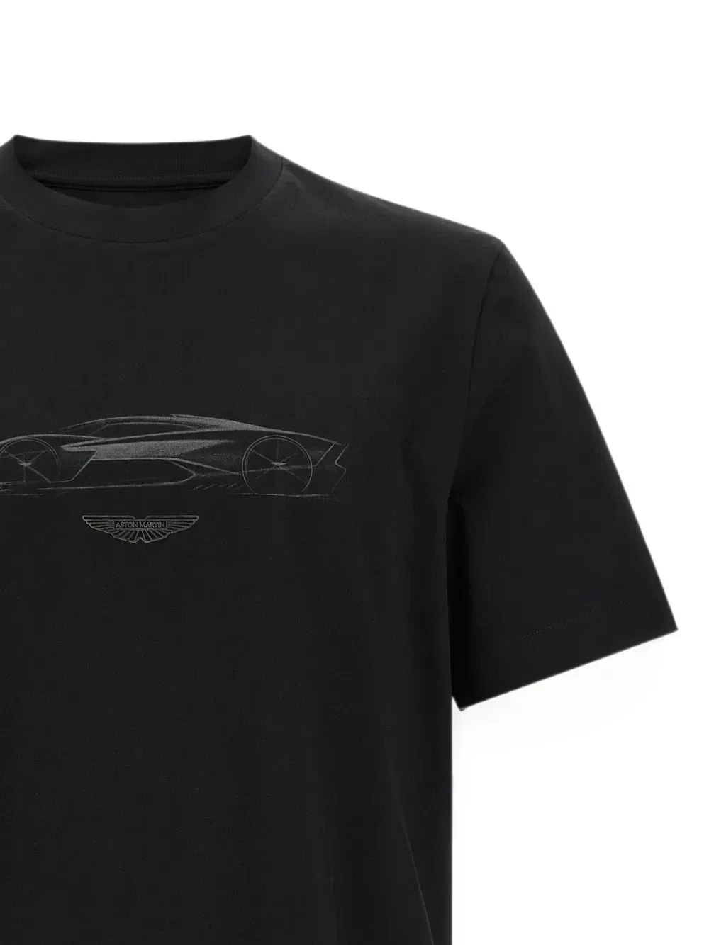 Футболка с графическим принтом BOSS X Aston Martin, черный — фото 3