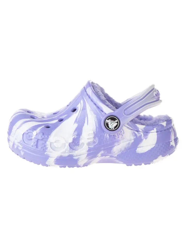 Сабо с подкладкой Baya Lined Crocs, лиловый