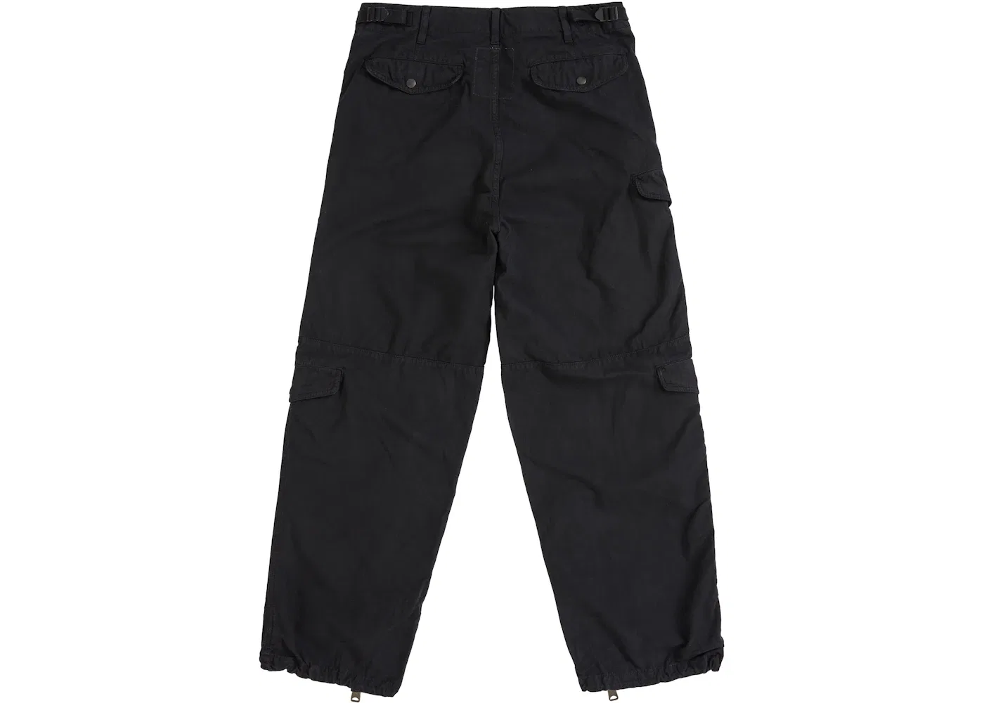 Мужские штаны с длинным рукавом Supreme Alpha Industries Cotton Flight Pant, Black — фото 2