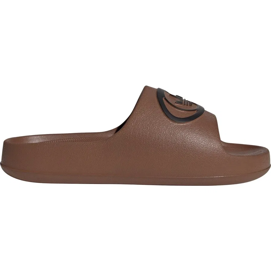 Шлепанцы с ремешком и логотипом Trefoil adidas Originals Adilette 00s, Коричневый