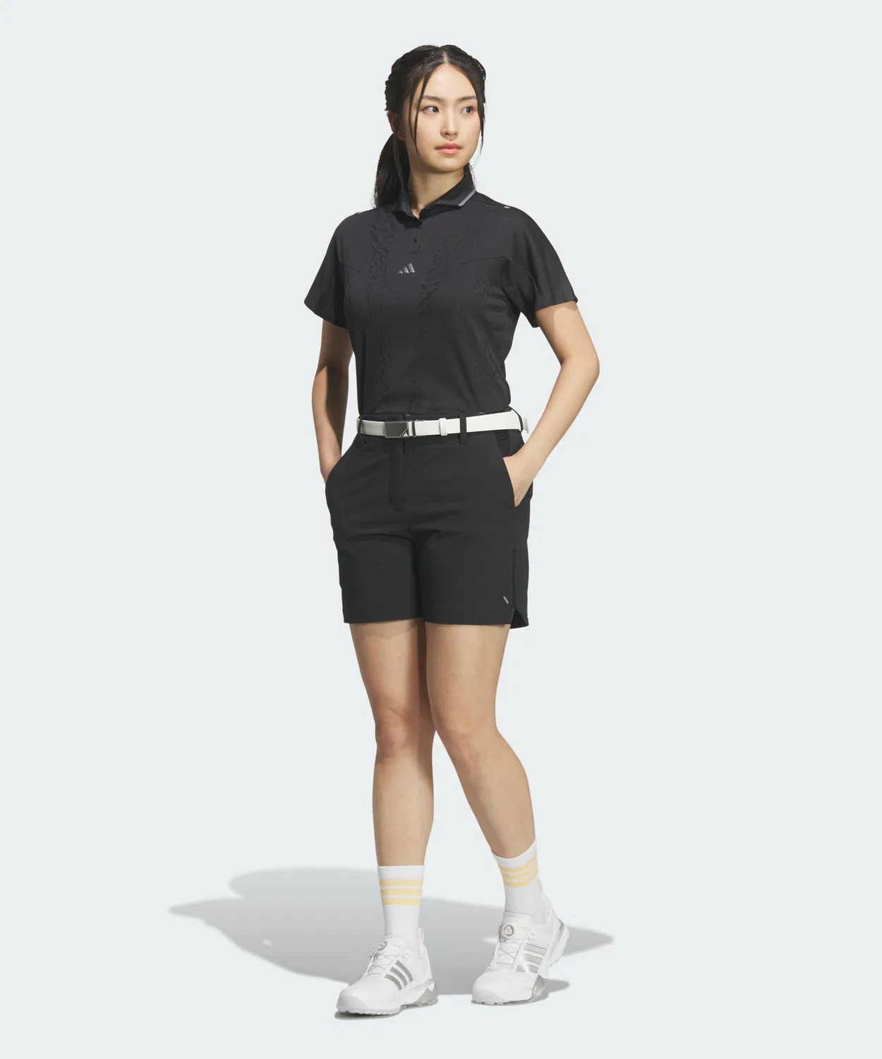 Женский поло с коротким рукавом Climacool Ultimate365 Tour от Adidas, Черный — фото 3