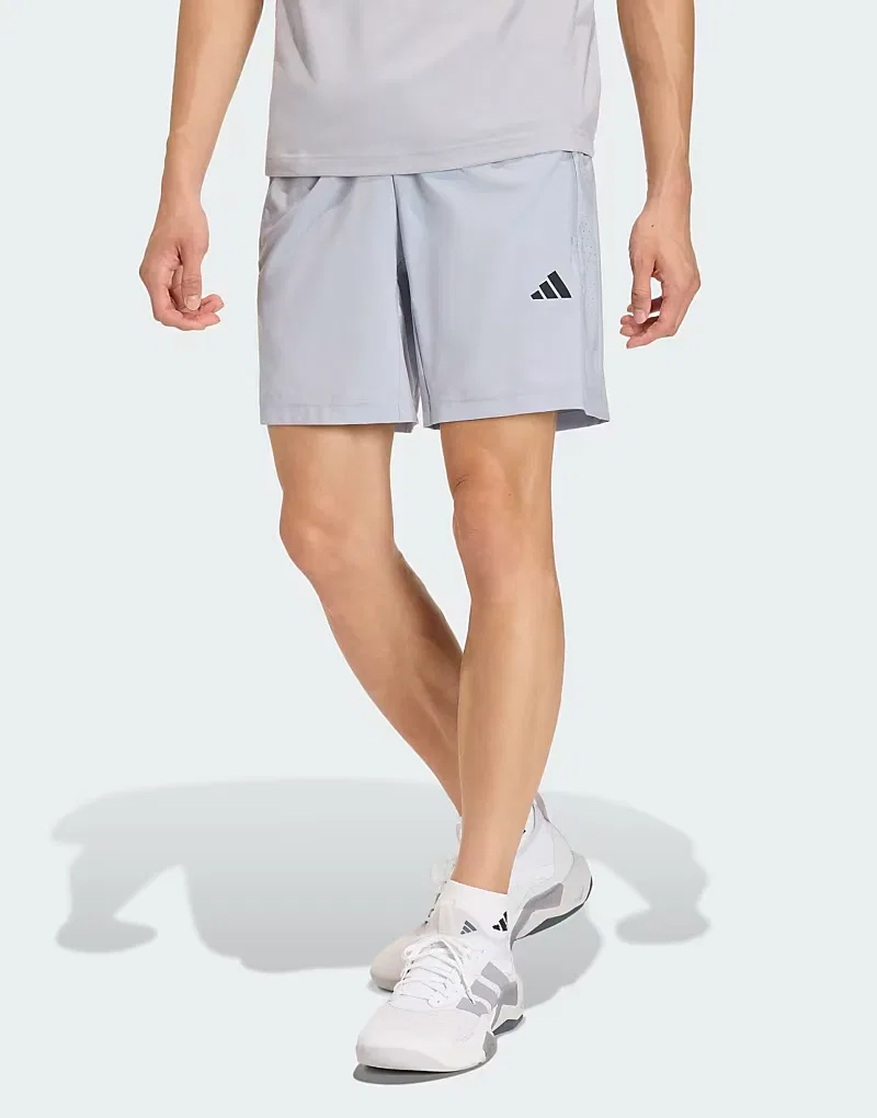 Шорты тканые Workout essentials base Adidas Performance, светло-серый