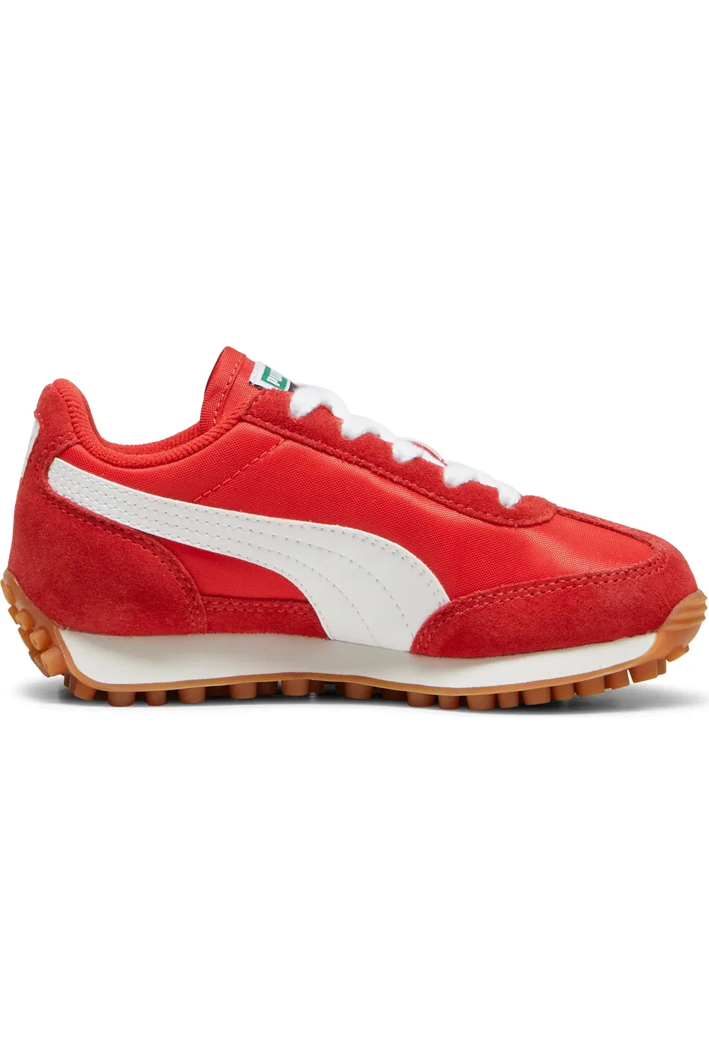 Детские кеды из замши и кожи Easy Rider PUMA, Puma Red-Puma White — фото 2