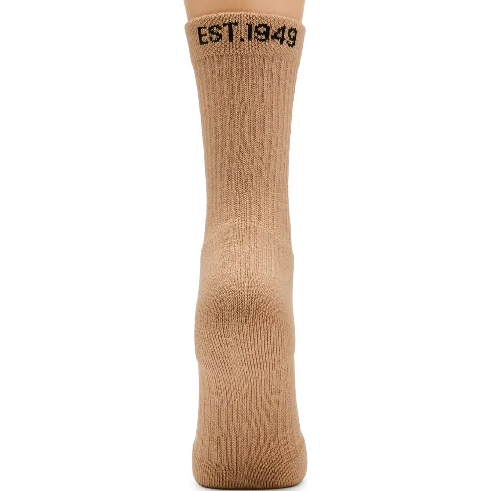 Мужские спортивные высокие носки 4.0 с амортизацией комплект из 3 штук Adidas, Beige/White/Black — фото 4