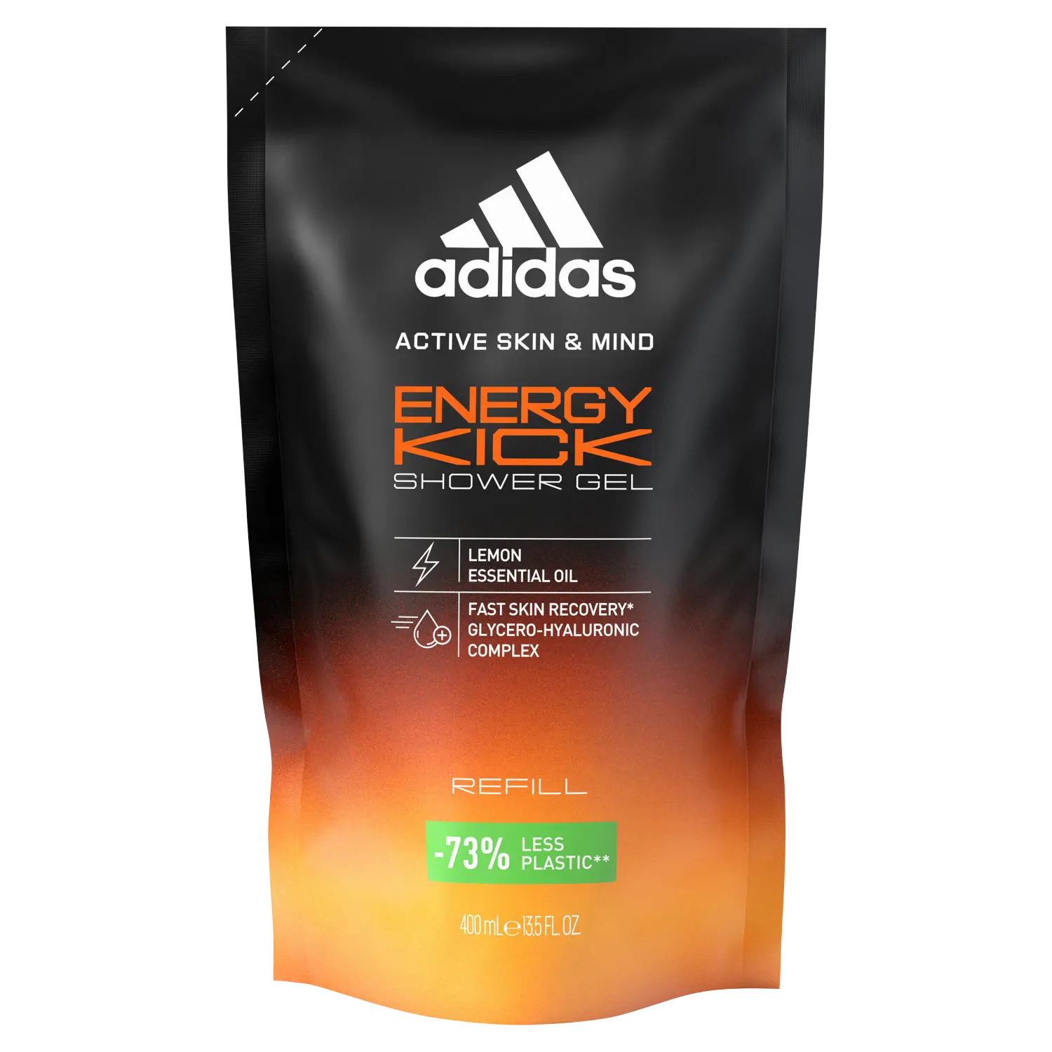 

Adidas Active Skin&Mind Energy Kick сменный гель для душа для мужчин, 400 мл