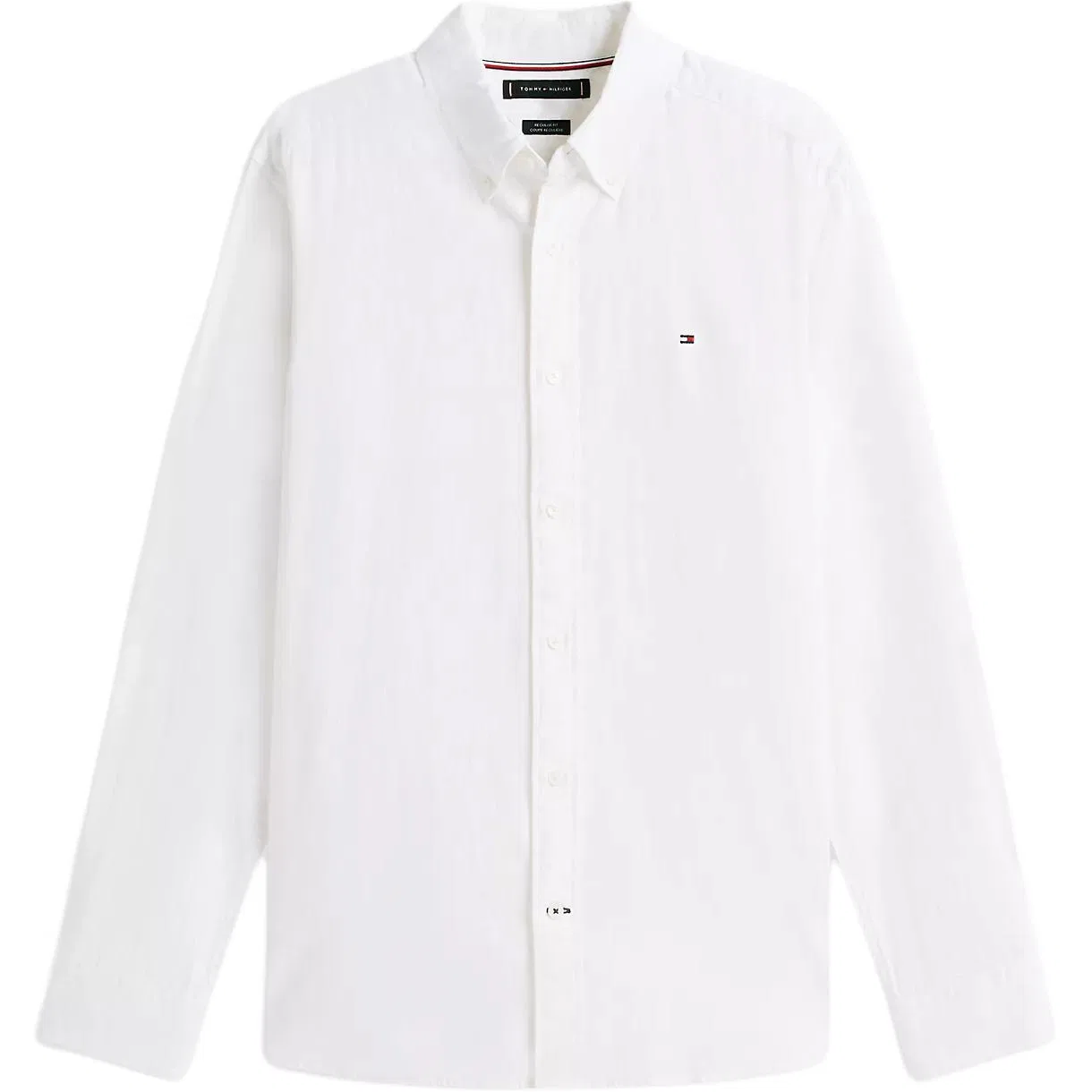 Мужская рубашка с отложным воротником Tommy Hilfiger, Optical White