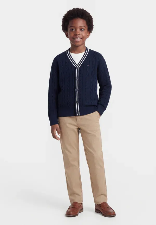 Кардиган вязаный Cable Knit Tommy Hilfiger Dark Night темно-синий