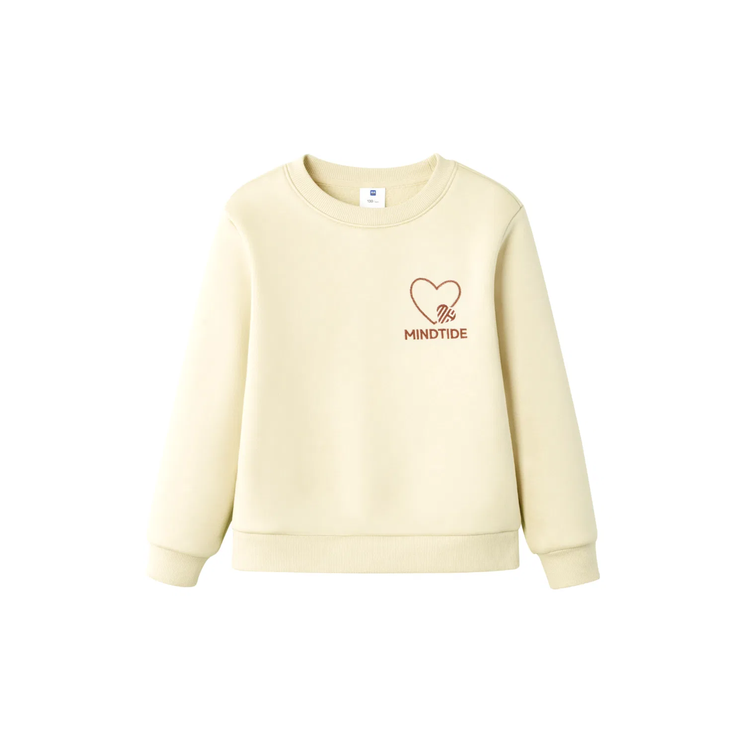 Детский свитшот с принтом HLA, Beige Apricot 20