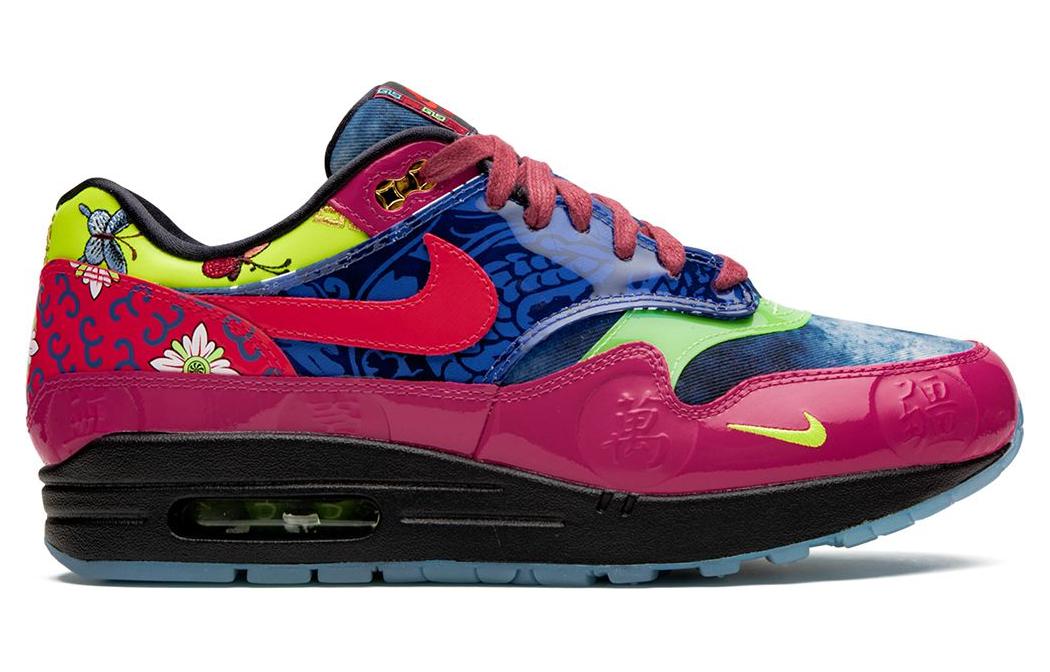 Кроссовки Nike Air Max 1 Premium Ep, красный/синий — фото 2