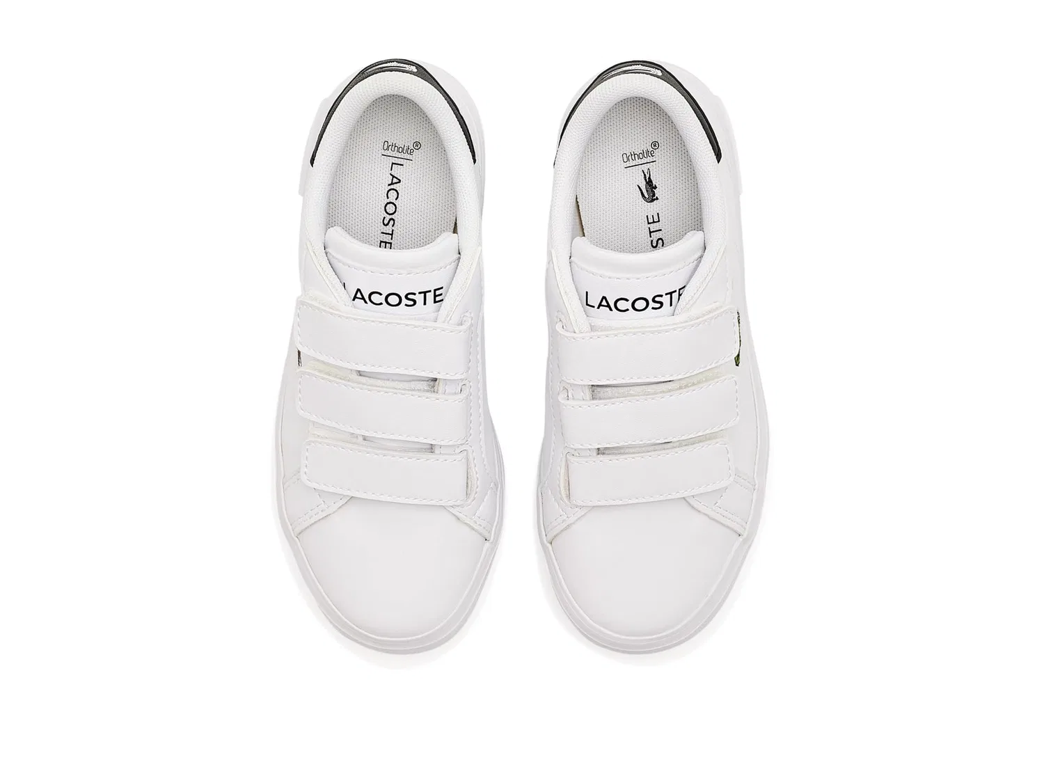 Кроссовки Powercourt (для маленьких детей) Lacoste Kids, White/Black — фото 3