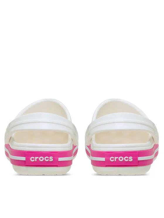 Шлепанцы Crocband Clog K Crocs, белый — фото 3
