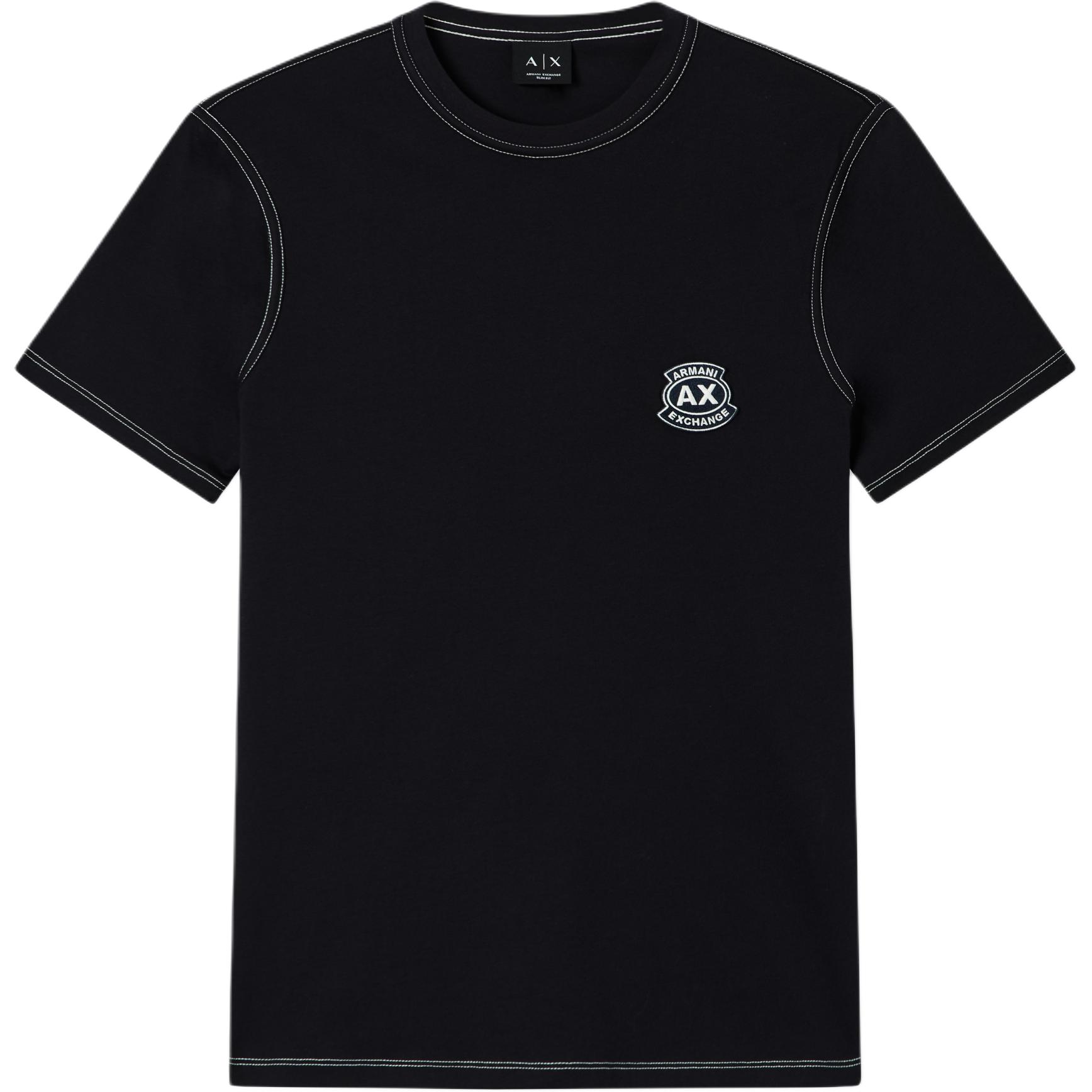 

Футболка AE SS26 мужская ARMANI EXCHANGE, marine синий