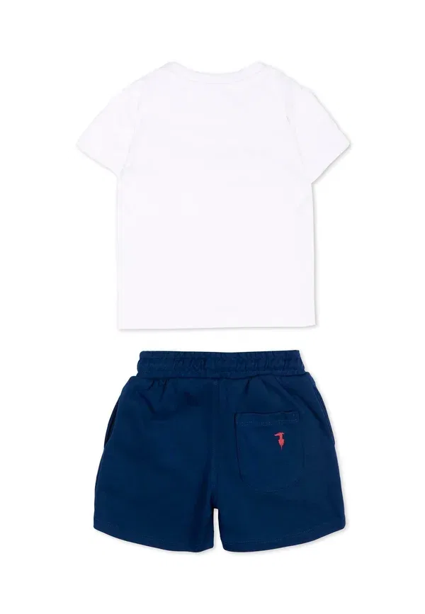 Комплект брюк с принтом Set - tracksuit bottoms Tru Trussardi Junior, белый — фото 2