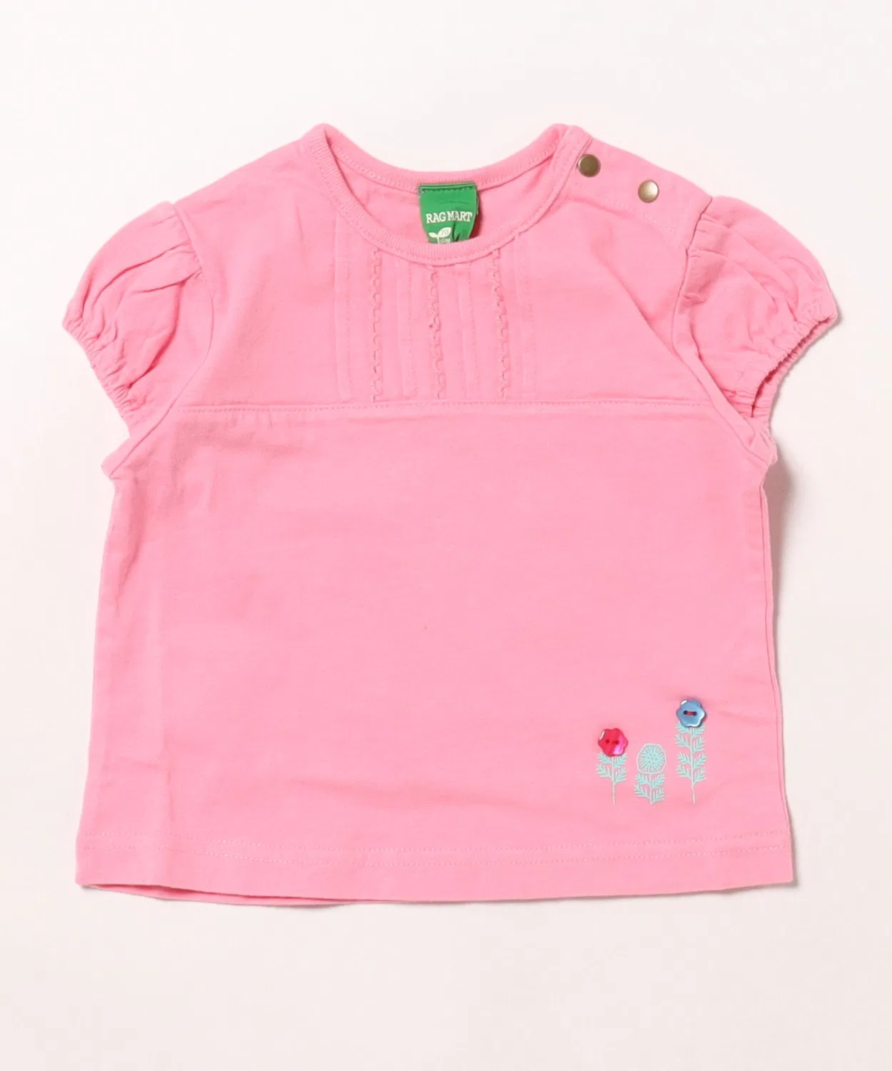 Детская футболка с коротким рукавом и принтом Baby Cap Sleeve RAGMART, Pink