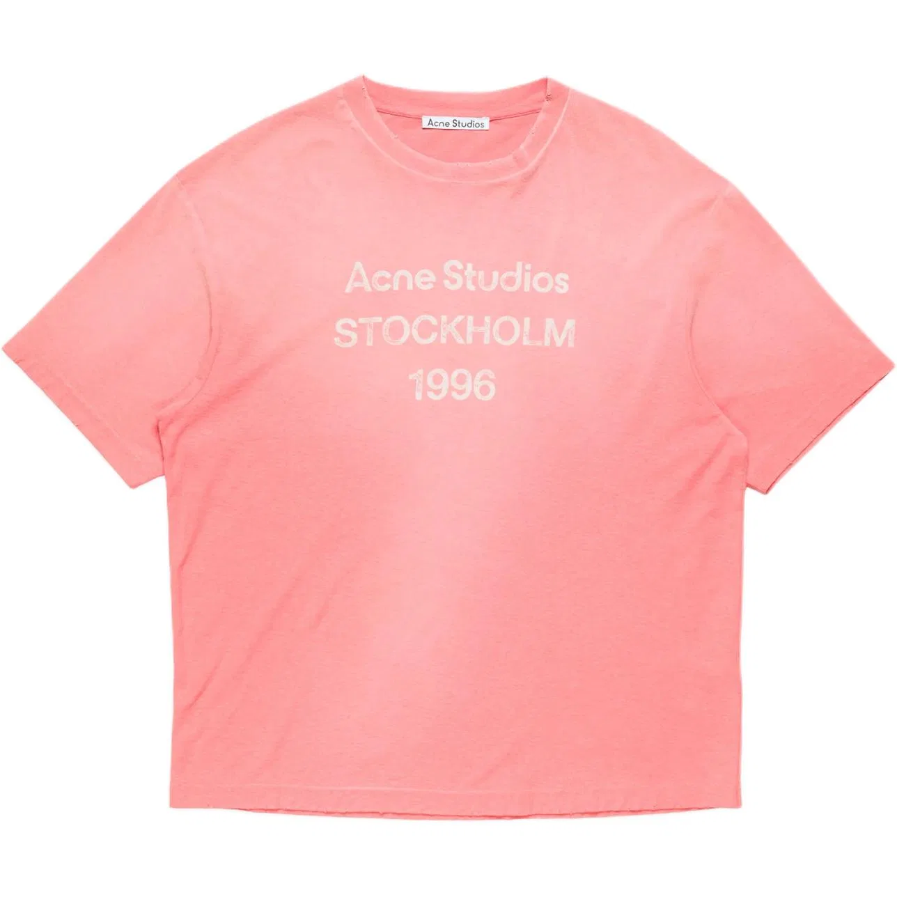 Футболка с круглым вырезом Acne Studios, Pink