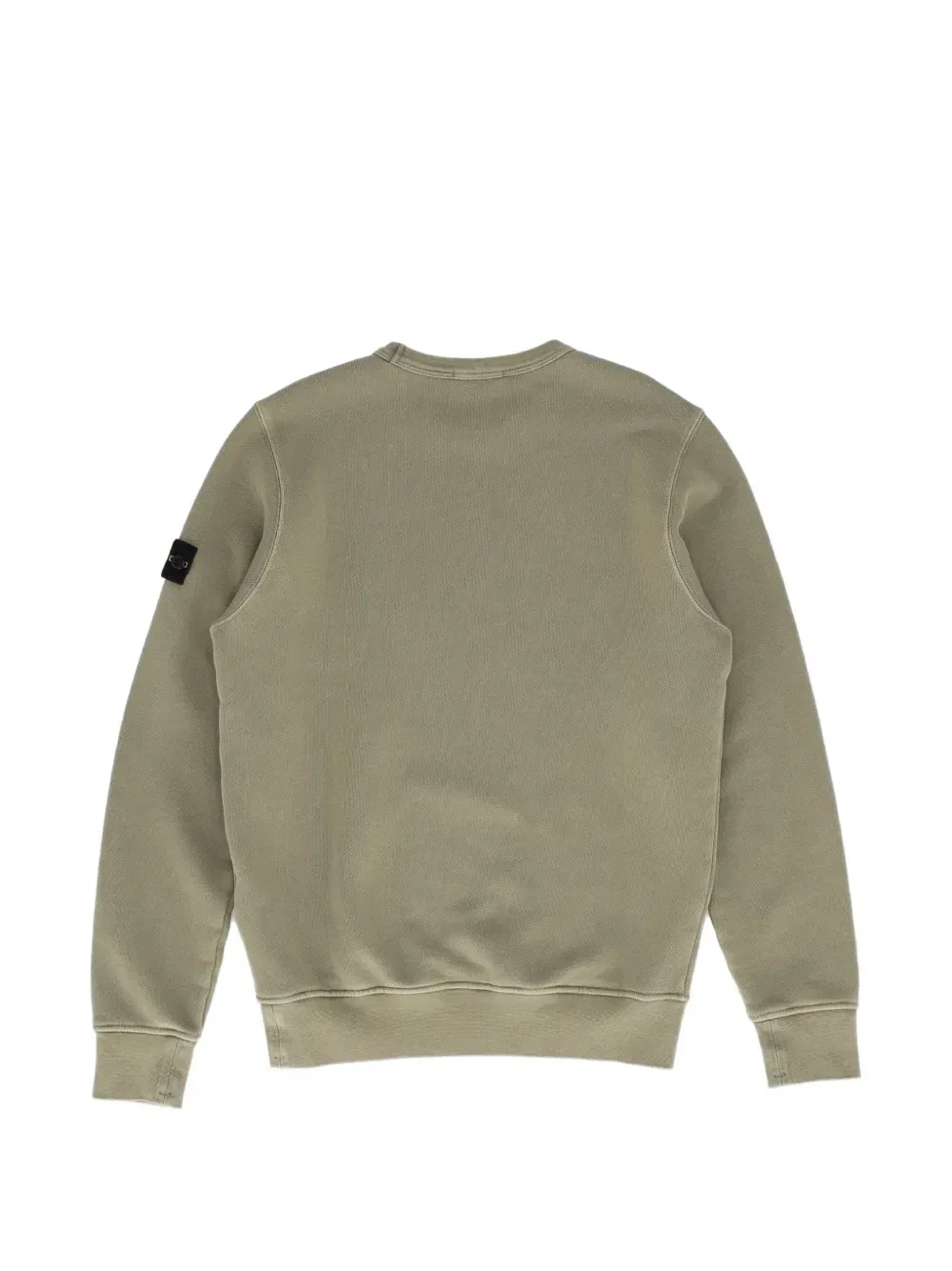Джемпер с нашивкой-логотипом Stone Island Junior, зеленый — фото 2