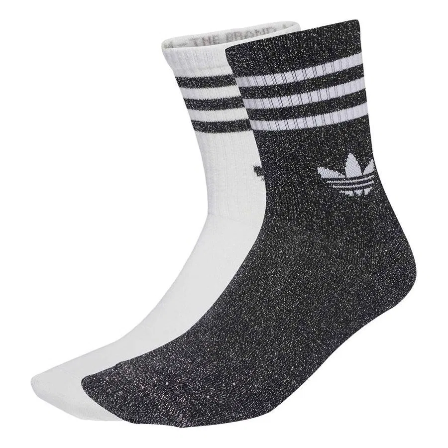 Носки спортивные с блестками 3S Glitter Cr 2 adidas, Черный